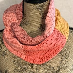 Multicolor Knit Infinity Scarf
